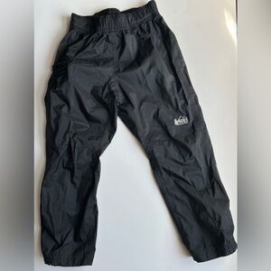 REI Co-op Rainier Rain Pants Unisex Waterproof Sz XXS (4-5) Hiking Adjustable